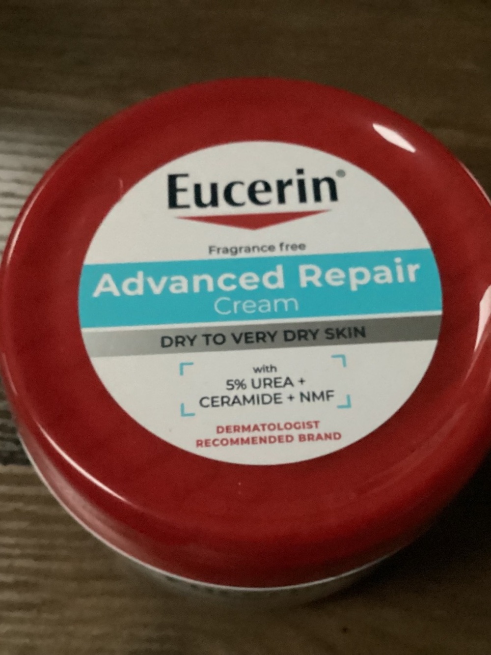 Eucerin Advanced Repair Cream New 12 oz